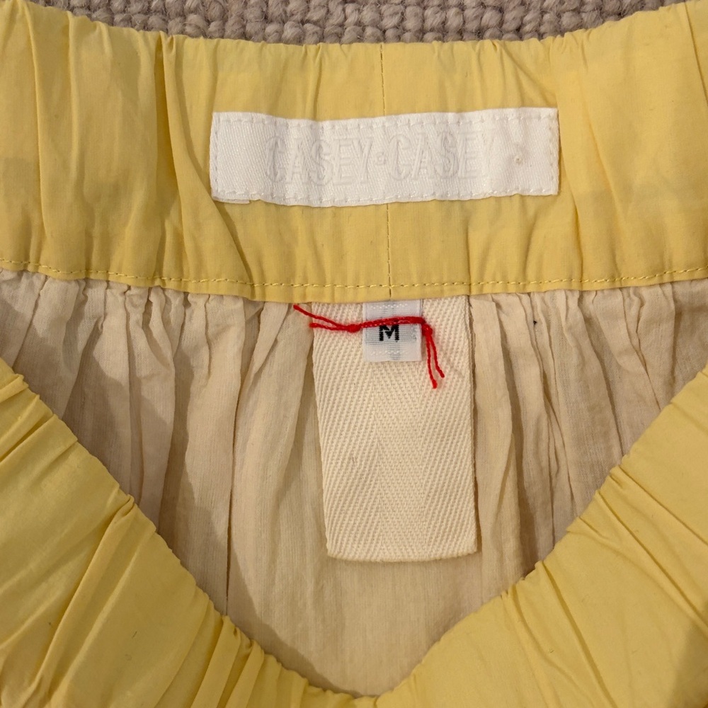 Casey Casey Yellow Skirt, sz M - Picture 2 of 4